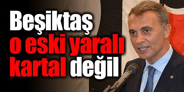 "Beşiktaş o eski yaralı kartal değil"