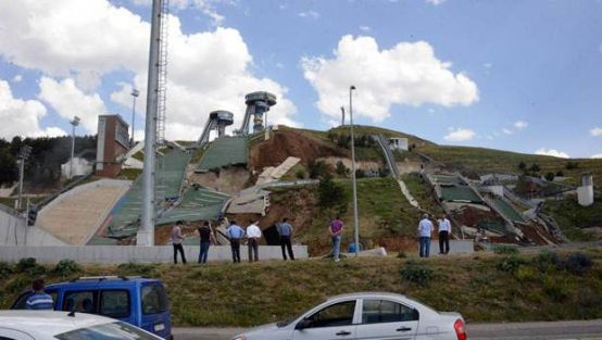 Erzurum'da çok büyük tehlike atlatılmış