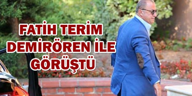 Fatih Terim Demirören ile görüştü